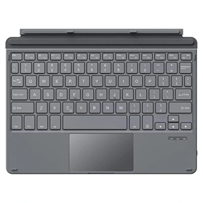Afbeelding van MoKo Type Cover Fit Microsoft Surface Go 4 2023 / 3 2021 2 2020 2018, Wireless Bluetooth Tablet Computer Keyboard with Micro USB Charging Cable and Built in Rechargeable Battery, Black