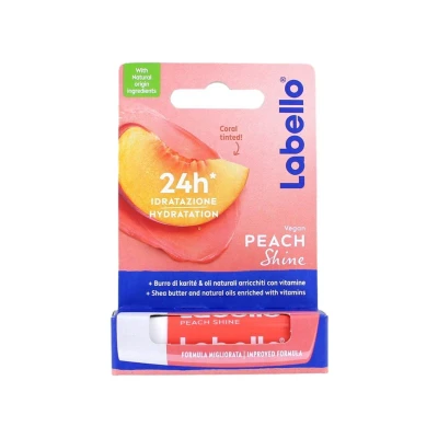 Afbeelding van Labello Fruity peach shine 1 stuks