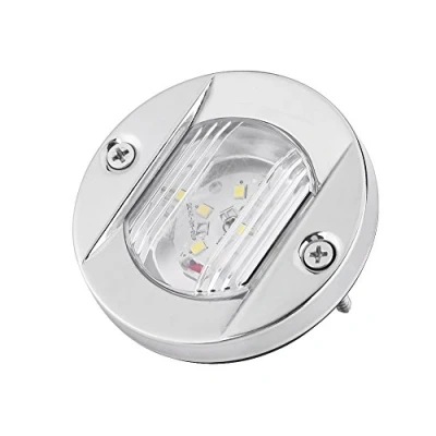 Afbeelding van Keenso 12 V Waterdichte Marine Boot Licht LED Navigatie Anker Stern Lights Yacht Spiegellicht Wit Rvs Zeilsignaal Lichten voor Boten Andere Transport Heklicht