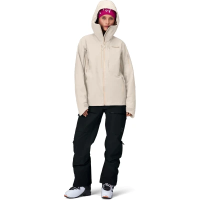 Afbeelding van Norrøna Lofoten GORE TEX Insulated Jacket Outdoorjas, Dames, Maat: Large, Oatmeal