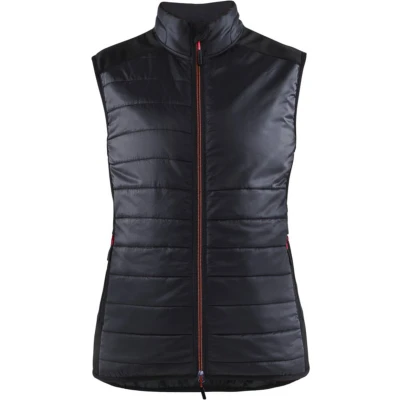 Afbeelding van Blaklader Dames bodywarmer gevoerd 3864 2030 Zwart/Rood
