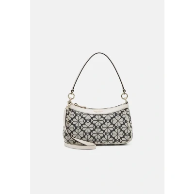 Afbeelding van kate spade new york Flower Convertible Shoulder BAG Handtas, Dames, Maat: One Size, Charcoal grey multi