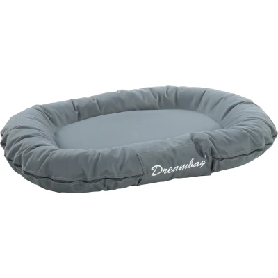 Afbeelding van Flamingo Dreambay® mand ovaal, petrol, 80 x 60 14 cm, wasbaar, afneembare overtrek met ritssluiting, waterafstotend