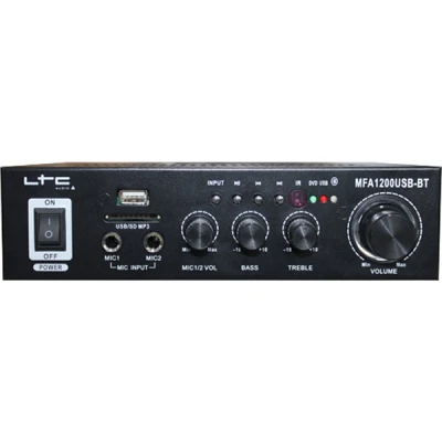 Afbeelding van LTC Audio Mfa1200usb bt bl karaoke versterker 2 x 50w