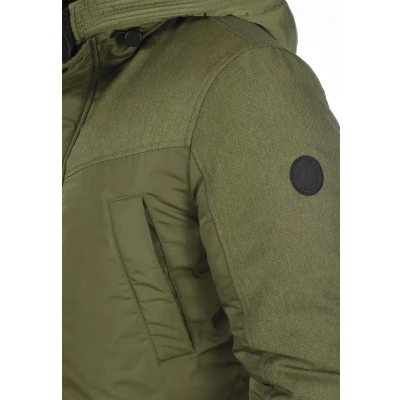Afbeelding van Solid Sdinko Winterjas, Heren, Maat: Large, Ivy green