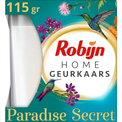 Afbeelding van 6er Pack Robijn Home Geurkaars Paradise Secret 115gr