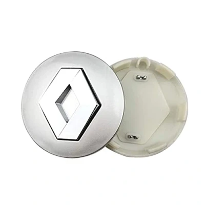 Afbeelding van Wiel Velg Center Naaf Cap Cover Auto Decoratie Hub Caps 57mm voor Koleos Duster Megane,Silver
