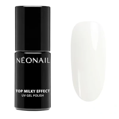Afbeelding van Neonail uv nagellak, top coat, gel, top, melkeffect, Creamy, 7,2 ml, toplak voor nagels, lak, gelnagels, nageldesign