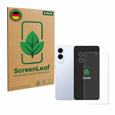 Afbeelding van ScreenLeaf Screenprotector voor Samsung Galaxy S25 Edge (Voor+Camera) Duurzame schermbescherming Folie Beschermfolie transparant (2 Stuks)