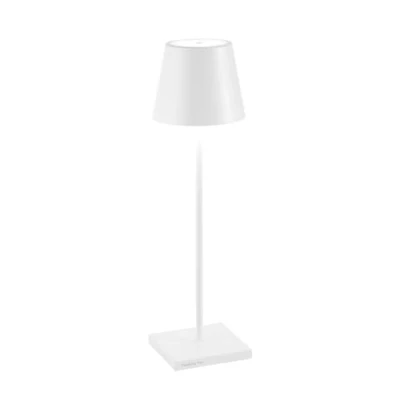 Afbeelding van Zafferano Poldina Pro hoog Tafellamp wit 38cm