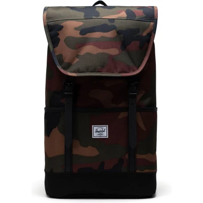Afbeelding van Herschel Vrije tijd rugzak Schoolrugzak met laptopvak Retreat Pro Backpack 22L Woodland Camo / Black Groene Veelkleurig