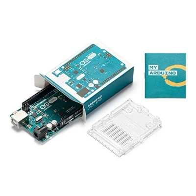 Afbeelding van Arduino UNO SMD REV3 [A000073] Ontwikkelingskaart met ATmega328P microcontroller, 14 digitale I/O, 6 analoge ingangen, 16 MHz klok, Ideaal voor Prototyping en Elektronische Projecten
