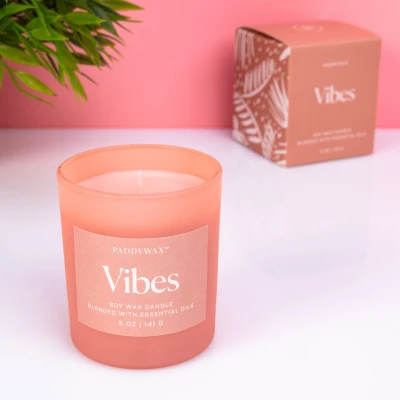 Afbeelding van Wellness Geurkaars Vibes (roze) van Paddywax