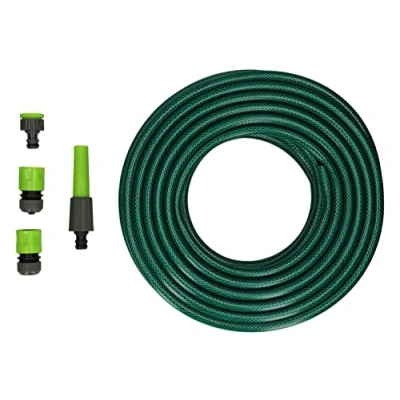 Afbeelding van Kinzo Garden Tuinslang 30 Meter met Sproeier en Koppelstukken 5 Delig