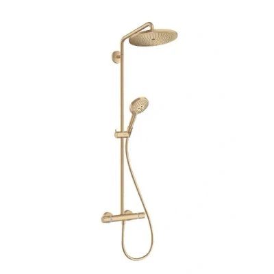 Afbeelding van Hansgrohe croma select s280 showerpipe met handdouche raindance s120 geborsteld brons 26890140