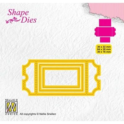 Afbeelding van Nellie Snellen Shape Dies Tickets 1