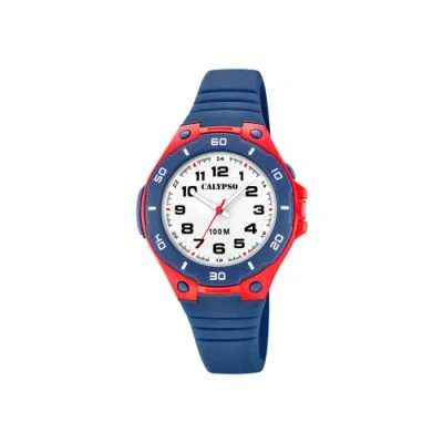 Afbeelding van Calypso K5758/1 Kinderhorloge Polshorloge Kunststof Rood Ø 38,7mm