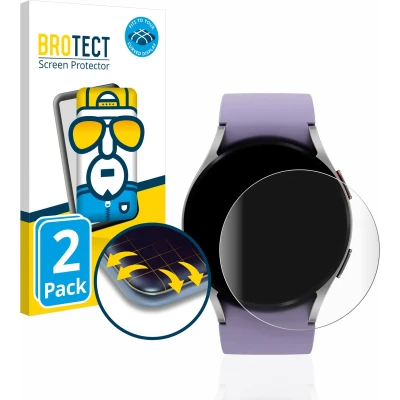 Afbeelding van BROTECT Screenprotector voor Samsung Galaxy Watch 5 (40mm) Folie Beschermfolie transparant volledig dekking (2 Stuks)