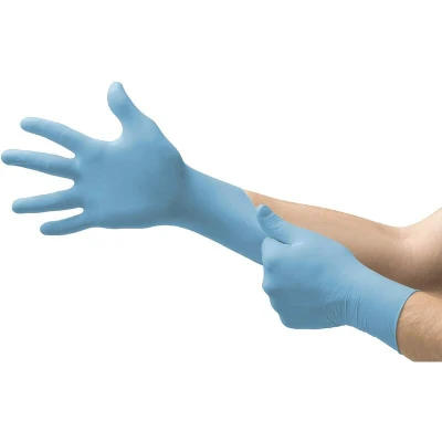 Afbeelding van TouchNTuff® 92 670 Nitril Wegwerp Handschoenen, Latexvrij, Poedervrij, L, Blauw, 100 stuks (0.11 0.13mm)