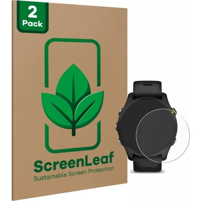 Afbeelding van ScreenLeaf Screenprotector voor Garmin Forerunner 255 / Music Duurzame schermbescherming Folie Beschermfolie transparant (2 Stuks)