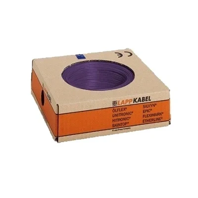 Afbeelding van Lapp Montagedraad H05V2 K 90 1mm² Paars Per 100 mtr.