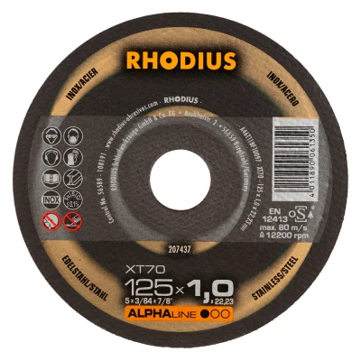 Afbeelding van Rhodius doorslijpschijf XT70 125x1 mm.