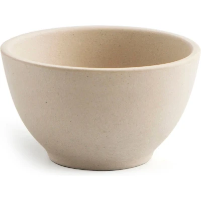 Afbeelding van Kom Quid Mineral Keramisch Beige (9 x 5 cm) (18 Stuks)