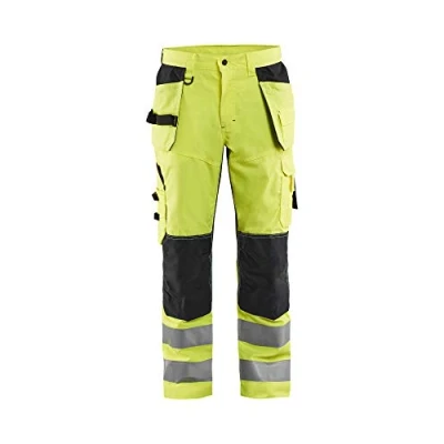 Afbeelding van Blaklader Werkbroek High Vis met ventilatie 1565 1811 Geel/Zwart C50