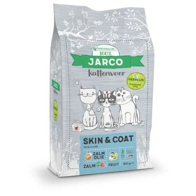 Afbeelding van Jarco Premium Cat Skin&amp;Coat Kattenvoer Zalm Zalmolie 2 kg Zorg