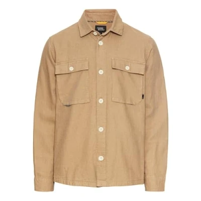 Afbeelding van camel active Overshirt Gemaakt van een linnen katoenmix Maat menswear XL Bruin