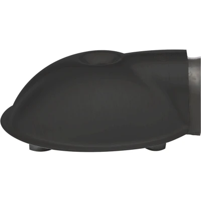 Afbeelding van Deurstopper AXA 65 x 23 mm (RVS, Rubber, Vloermontage, Mat zwart)