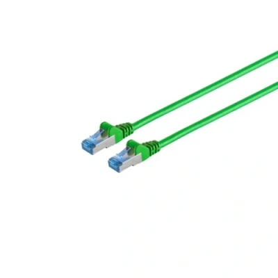 Afbeelding van S/FTP CAT6A 10 Gigabit Netwerkkabel CU 3 meter Groen
