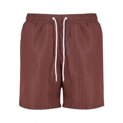 Afbeelding van Urban Classics Pattern Zwemshorts, Heren, Maat: Medium, Navygeometric