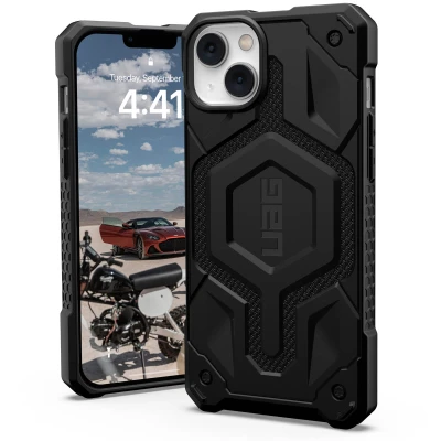 Afbeelding van Apple iPhone 14 Plus MagSafe Hoesje Kunststof UAG Hardcase/Backcover Zwart Telefoonhoesje Shockproof/Valbescherming