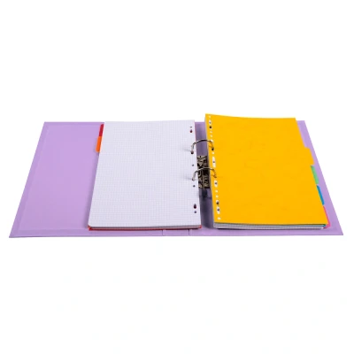 Afbeelding van Exacompta ref. 53507E 1 Ordner met hefboom Prem&#039;Touch® A4 50 mm rug 55 mechaniek Afmetingen: 32 x 29 5 cm Formaat Kleur : Lila
