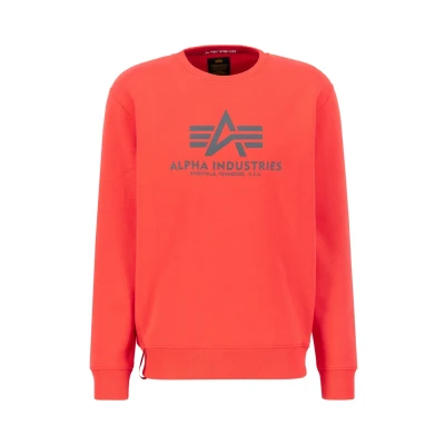 Afbeelding van Alpha Industries Sweater, Heren, Maat: Large, Radiant red