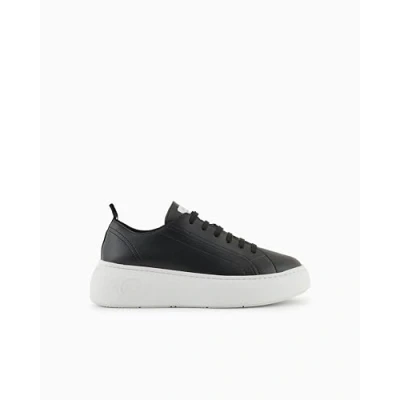 Afbeelding van Armani Exchange Dames The Super sneakers, zwart, 39.5 EU