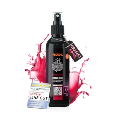 Afbeelding van ADBL Magic Mist (200ml) auto luchtverfrisser voor langdurige geur in het voertuig of thuis Pomegranate Juice zoete granaatappelgeur een vleugje exotiek compacte geurspray autoparfum