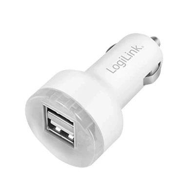 Afbeelding van LogiLink USB oplader 10.5 W Auto Uitgangsstroom (max.) 2100 mA Aantal uitgangen: 2 x A