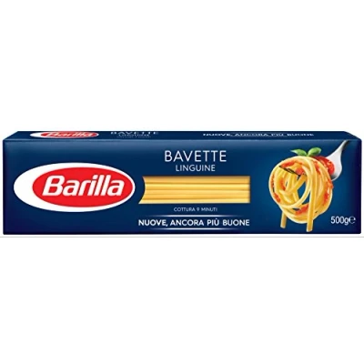 Afbeelding van Barilla Harttarwe Pasta Bavette N. 13, 8 stuks (8 x 500 g)