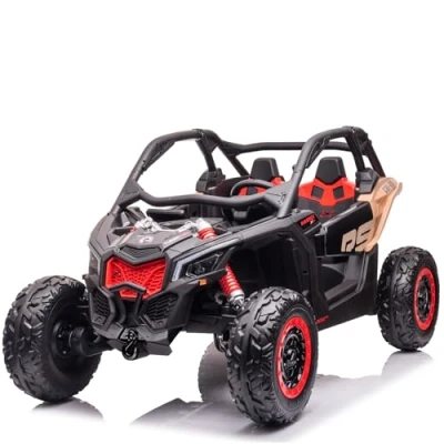 Afbeelding van CAN AM Maverick buggy 24V 2 Persoons Kinderauto Zwart
