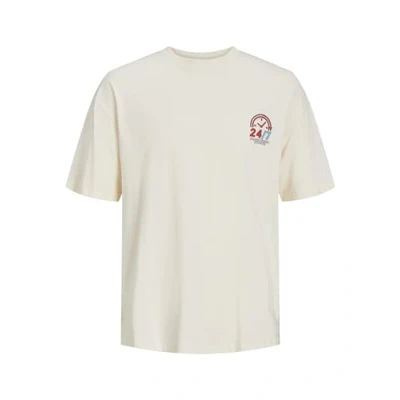 Afbeelding van Jack &amp; Jones Jortoast TEE CREW NECK Tshirt print, Heren, Maat: XL, Buttercream