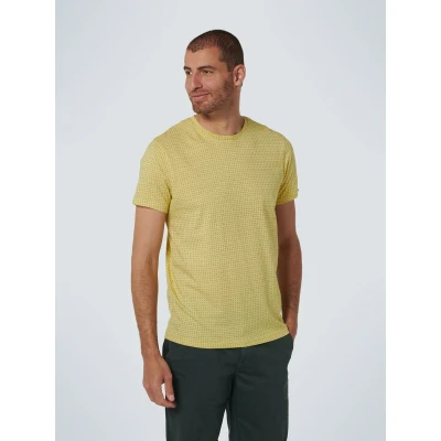 Afbeelding van No Excess Mannen Ronde Hals T Shirt Limoen XXL