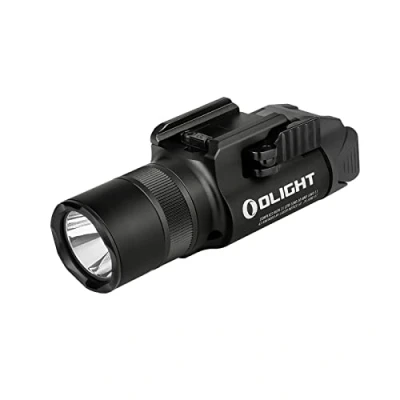 Afbeelding van OLIGHT Baldr Pro R Tactische lamp, oplaadbaar, met groene straal, 1350 lumen, 200 m maximaal bereik, 3 verlichtingsmodi, waterdichte lamp voor jacht, zwart