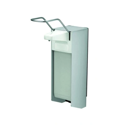 Afbeelding van MediQo line zeepdispenser 1000ml lange bedieningsbeugel MQL10E RVS