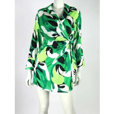 Afbeelding van Jurk / Tuniek Lisette Groen One Size