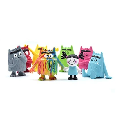 Afbeelding van Het Kleurenmonster figuren set 8 stuks Comansi