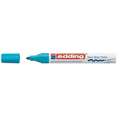 Afbeelding van edding 750 glanslakmarker lichtblauw 1ST 2 4 mm / 9 010