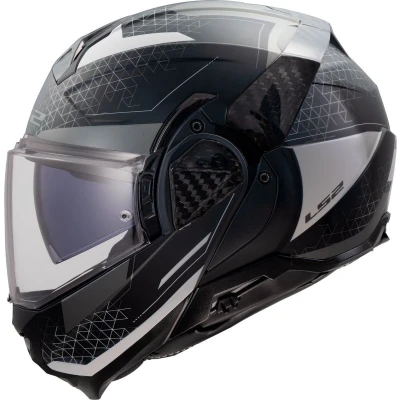 Afbeelding van LS2 FF910 Advant II Astral Helm, zwart grijs, afmeting XS voor man