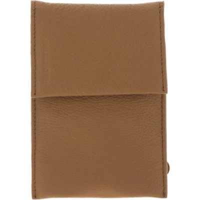 Afbeelding van FREDsBRUDER Leren Schoudertas mobiele telefoon Nastally Cellphone Bag Iced Coffee Bruine